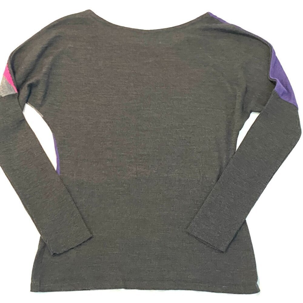 Aldo Martin's geometric wool blend sweater Womens 6 designer luxury lightweight - Picture 6 of 7